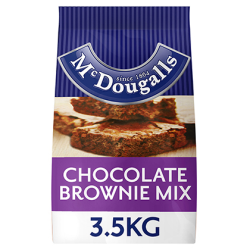 McDougalls Chocolate Fudge Brownie Baking Mix 3.5kg