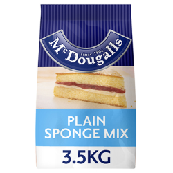 McDougalls Plain Sponge and Cup Cake Baking Mix 3.5kg